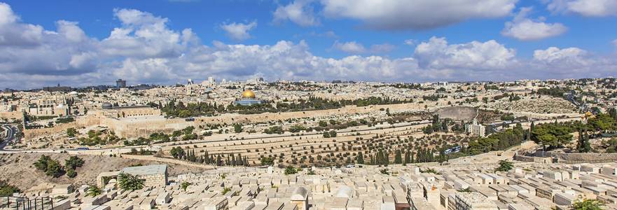 Mount of Olives panorama