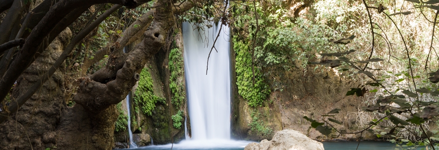 Banias waterfall stream