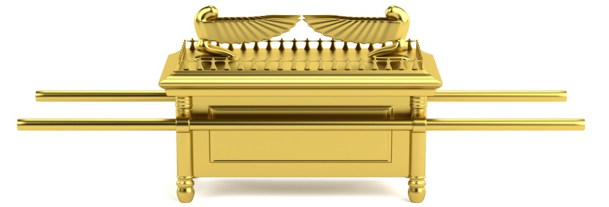 realistic 3d render of ark of the covenant